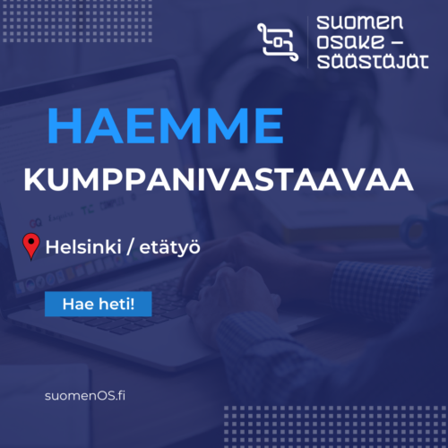 Suomen Osakesäästäjät - Jokaisella on oikeus vaurastua.